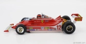 Bburago Ferrari F1  312t4 N 12 Winner Watkins Glen Gp Usa (with Pilot Figure And Rain Wheels) 1979 Gilles Villeneuve 1:18 Red