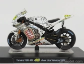Edicola Yamaha Yzr-m1 N 46 Showbike Valencia Motogp 2007 Valentino Rossi 1:18 White