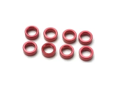 Traxxas - distanční kroužek hliník červený (8)