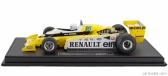 Gp-replicas Renault F1 Rs10 Team Renault Elf N 16 Fastest Lap 3rd French Gp (with Pilot Figure) 1979 Rene Arnoux - Con Vetrina - With Showcase 1:18 Žlutá Bílá