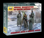Zvezda figurky - německé velitelství WW2 zima (1:72)
