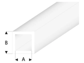Raboesch profil ASA trubka čtvercová transparentní 4x5x330mm (5)