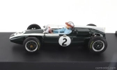 Brumm Cooper F1  T53 N 2 British Gp 1960 B.mclaren - With Driver Figure 1:43 Zelená Bílá