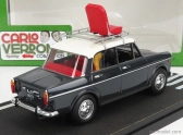 Clc-models Fiat 1100d s figúrkou Mimmo (carlo Verdone) 1981 Bianco Rosso E Verdone Movie 1:18 Grey