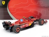 Bbr-models Ferrari F1  Sf-24 Team Scuderia Ferrari N 55 3rd Monaco Gp 2024 Carlos Sainz - Polifoam Packaging 1:18 Červená Černá