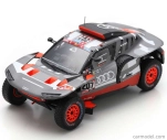 Spark-model Audi Q E-tron Rs Team Audi Sport N 207 Rally Dakar 2023 Carlos Sainz - Lucas Cruz 1:18 Šedá Stříbrná Černá