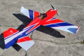 RC letadlo 48" MXS EXP V2 1,21m, červená/bílá/modrá
