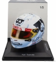 Spark-model Arai helmet F1  Casco Helmet At04 Team Alpha Tauri N 22 Singapore Gp 2023 Yuki Tsunoda 1:5 Bílá Světle Modrá