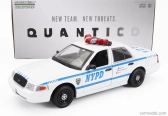 Greenlight Ford usa Crown Victoria Police Interceptor Atlanta Police 2009 - Baby Drive 1:24 biela