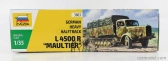 Zvezda Mercedes benz L4500f Cingolato Truck Maultier Military 1944 1:35 /