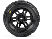 Pro-Line koleso 1:16 s pneumatikou Menace, disk Split Six čierny 12 mm (2): Arrma Mini Kraton