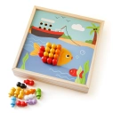 Bigjigs Toys Drevená mozaiková pláž