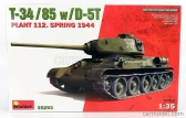Miniart Kampfpanzer T-34/85 Tank Military Spring 1944 1:35 /