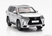 LCD model Lexus Lx570 2022 1:18 strieborný