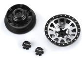 Kotúč Pro-Line 2,9" 1:6 Metóda 305 +2 Offset silver (2): SCX6