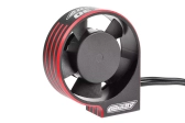 Ultra High Speed hliníkový větráček 30mm, černo/červený - 6-8,4V - konektor BEC černý