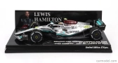 Minichamps Mercedes gp F1 W13e Team Mercedes-amg Petronas F1 N 44 (300th F1 Grand Prix) 2nd France Gp 2022 Lewis Hamilton 1:43 Stříbrná Zelená