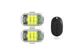 Water-proof Strobe Light with Remote Controller (2pcs) (vč Aku)