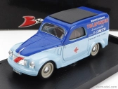 Brumm Fiat 500c Belvedere Telefunken Assistenza 1950 1:43 Světle Modrá Modrá