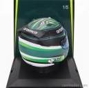 Spark-model Bell helmet F1  Casco Helmet Aston Martin Amr23 Team Aramco Cognizant N 0 F1 Test 2023 Jessica Hawkins 1:5 Zelená
