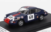 Trofeu Porsche 911t Coupe Team Paul Watson Race Organisation N 68 24h Le Mans 1971 John Chatham - Mike Coombe 1:43 Modrá červená