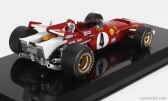 Edicola Ferrari F1 312b N 4 Sezóna 1970 Clay Regazzoni - Con Vetrina - S vitrínou 1:24 červená biela