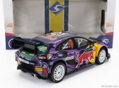 Solido Ford england Puma Rally1 Red Bull Team Ford World Rally M-sport N 19 Winner Rally Montecarlo 2022 S.loeb - I.galmiche 1:18 Purple Yellow Black