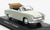 Minichamps Wartburg A311 Cabriolet 1958 1:43 sivá biela