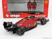 Bburago Ferrari F1-75 Scuderia Ferrari N 55 Season 2022 Carlos Sainz 1:18, červená