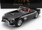 Ferrari 250gt California Spider v mierke kk s pevnou strechou 1960 1:18 čierna