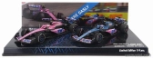 Minichamps Renault Set 2x F1 A523 Team Bwt Alpine N 10 9. GP Bahrajnu 2023 + N 10 8. GP Miami 2023 Pierre Gasly 1:43 Modrá čierna ružová