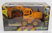Re-el toys Case-ih Titan Escavatore Gommato - Tractor Excavator 1999 1:24 Žlutá Černá
