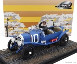 Le mans miniatures Chenard & walcker Type U3 15cv Sport 3.0l S4 Team Chenard-walcker Sa N 10 2nd 24h Le Mans 1923 Raoul Bachmann  - Christian Dauvergne 1:18 Světle Modrá