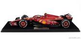 Looksmart Ferrari F1  Sf-24 Team Scuderia Ferrari N 55 Winner Australian Gp 2024 Carlos Sainz - Con Vetrina - With Showcase 1:18 Červená Černá