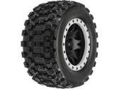 Pro-Line kolo 4.3", pneu Badlands MX43 Pro-Loc, disk Impulse H24mm černo-šedý (2) (X-Maxx)