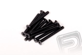 Imbusové šrouby s zápustnou hlavou M3x30mm (černé, 10 ks.)