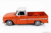 Motor-max Chevrolet C-10 Fleetside Pick-up Custom 1966 1:24 Oranžová s bielou
