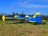 RC letadlo 60" Edge 540T V2 EXP 1,52m, modro/žlutá
