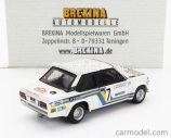 Brekina plast Fiat 131 Abarth Team Svenska Fiat N 7 1:87, bílá
