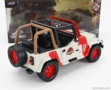 Jada Jeep Wrangler Rubicon Open - Jurský svet 2015 1:24 Bielo-červená
