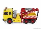 Ixo-models MAN F8 26.281 Tractor Truck 3-assi 1982 - Carro Attrezzi - Wrecker Road Service 1:43 Žlto-červená