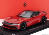 Bbr-models Ferrari 12cilindri Coupe V12 830cv 2024 - Con Vetrina - With Showcase 1:18 Rosso Corsa - Červená