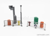 Tiny toys Accessories Set Transenne Street - Barricades - Semaforo - Traffic-lights 1:43 /
