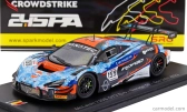 Spark-model Mclaren 720s Gt3 Evo Team Garage59 N 159 24h Spa 2023 M.kirchhofer - B.goethe - N.kjaergaard 1:43 Light Blue Orange