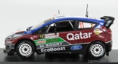 Ixo-models Ford england Fiesta Rs Wrc N 11 Rally Sardegna Taliansko 2013 T.neuville - N.gilsoul 1:43 Bordeaux Blue White
