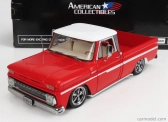 Sun-star Chevrolet C-10 Pick-up Lowrider 2-dverový 1965 1:18 Červená biela