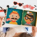 Petit Collage Magnetické puzzle Happy Faces