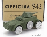 Officina-942 Fiat Ansaldo Tank Ab41 Autoblindo 1941 1:76 Vojenská zelená