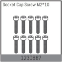 1230887 - M2*10 Socket Cap Screw Set (10)