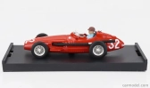 Brumm Maserati F1 250f N 32 Víťaz majstrovstiev sveta v Monaku 1957 Juan Manuel Fangio - s figúrkou vodiča 1:43 červená